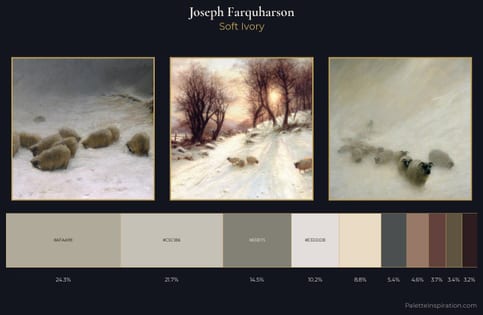Joseph Farquharson Palette 2 - Soft Ivory