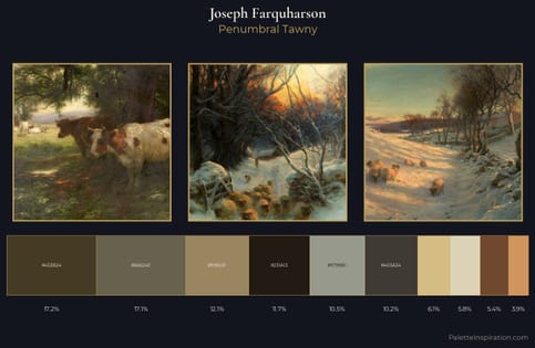 Joseph Farquharson Palette 4 - Penumbral Tawny