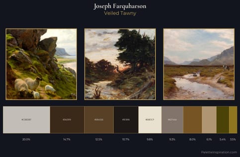 Joseph Farquharson Palette 6 - Veiled Tawny