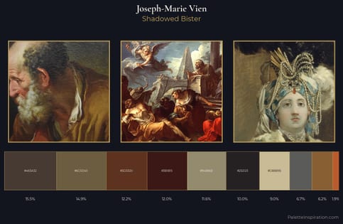 Joseph-Marie Vien Palette 6 - Shadowed Bister
