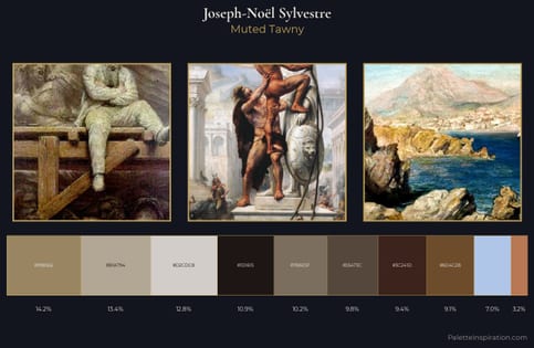 Joseph-Noël Sylvestre Palette 1