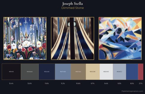 Joseph Stella Palette 6