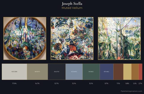 Joseph Stella Palette 7 - Muted Vellum