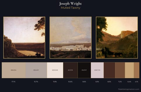 Joseph Wright Palette 3 - Muted Tawny