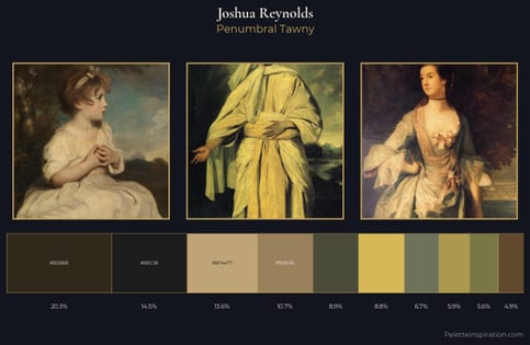 Joshua Reynolds Palette 7 - Penumbral Tawny