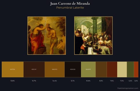 Juan Carreno de Miranda Palette 6