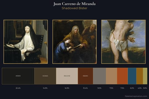 Juan Carreno de Miranda Master Palette