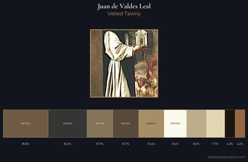 Juan de Valdes Leal Palette 1 - Veiled Tawny