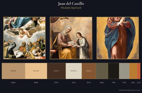 Juan del Castillo Palette 1 - Muted Apricot