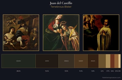Juan del Castillo Palette 4 - Tenebrous Bister