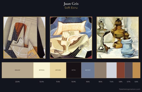 Juan Gris Palette 1 - Soft Ecru