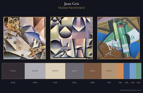 Juan Gris Palette 3 - Muted Parchment