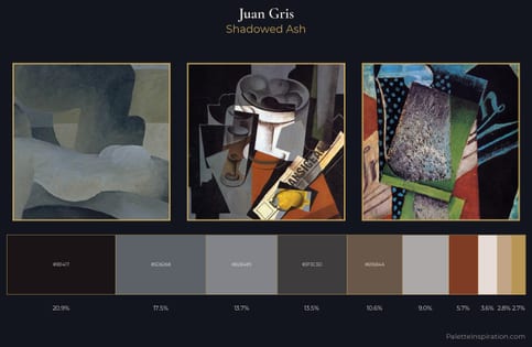 Juan Gris Palette 8 - Shadowed Ash