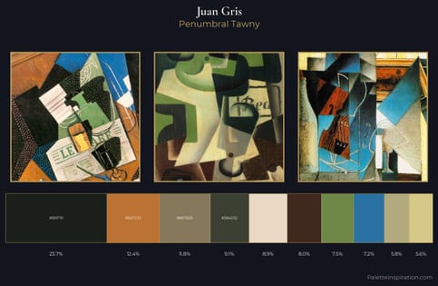 Juan Gris Palette 9 - Penumbral Tawny