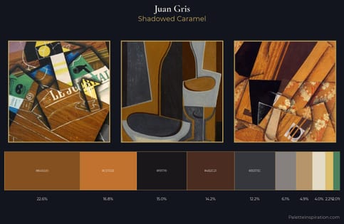 Juan Gris Palette 10 - Shadowed Caramel