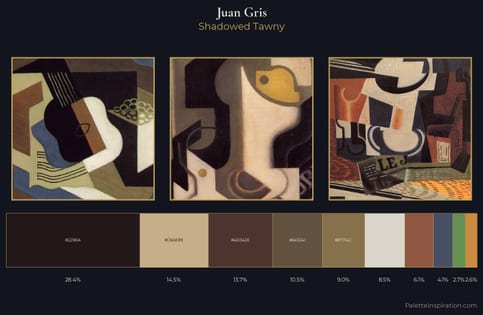 Juan Gris Palette 12 - Shadowed Tawny
