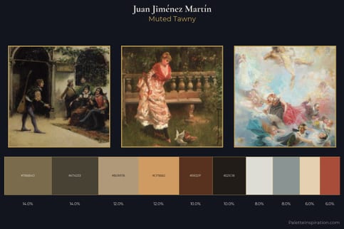 Juan Jiménez Martín Master Palette - Muted Tawny