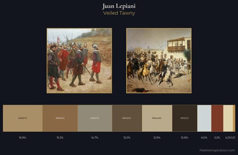 Juan Lepiani Palette 1 - Veiled Tawny