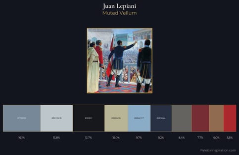 Juan Lepiani Palette 3 - Muted Vellum