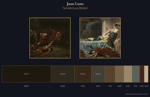 Juan Luna Palette 4 - Tenebrous Bister