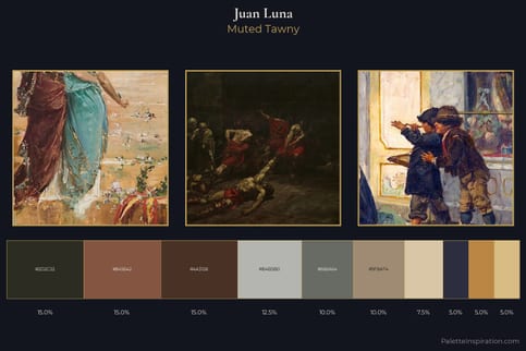 Juan Luna Master Palette