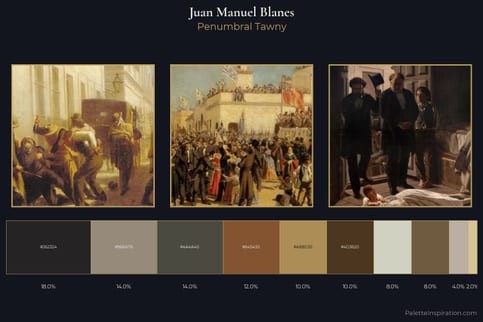 Juan Manuel Blanes Master Palette