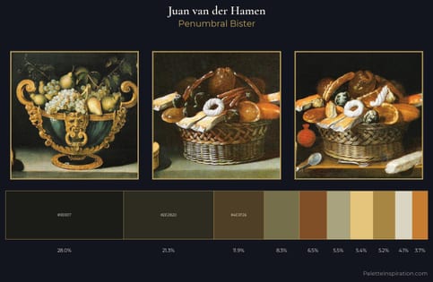 Juan van der Hamen Palette 3 - Penumbral Bister