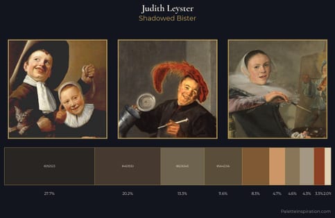 Judith Leyster Palette 3 - Shadowed Bister