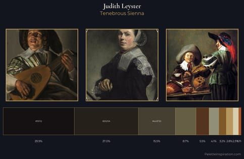 Judith Leyster Palette 4 - Tenebrous Sienna