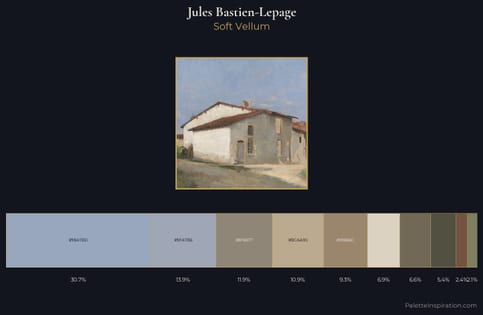 Jules Bastien-Lepage Palette 1 - Soft Vellum