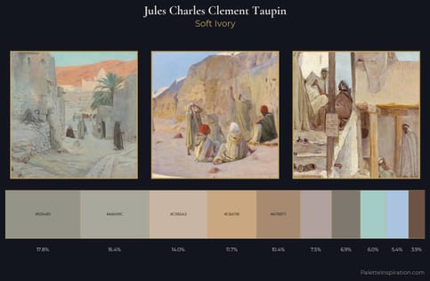 Jules Charles Clement Taupin Palette 1