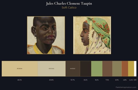 Jules Charles Clement Taupin Palette 2 - Soft Calico
