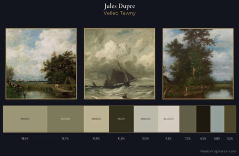 Jules Dupre Palette 3 - Veiled Tawny