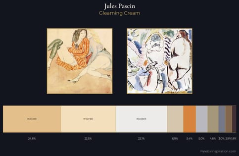 Jules Pascin Palette 1 - Gleaming Cream