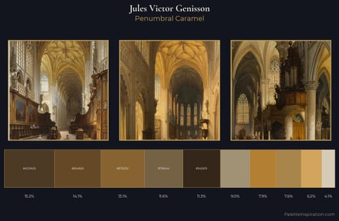 Jules Victor Genisson Palette 1 - Penumbral Caramel