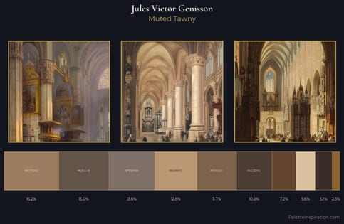 Jules Victor Genisson Palette 4 - Muted Tawny