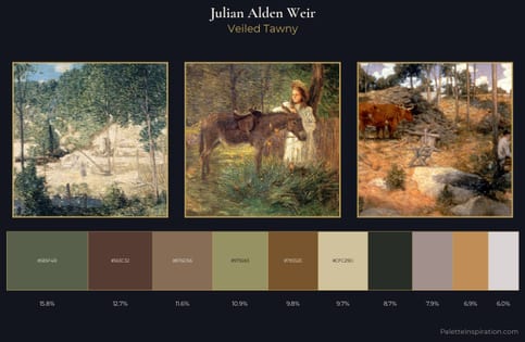 Julian Alden Weir Palette 5 - Veiled Tawny
