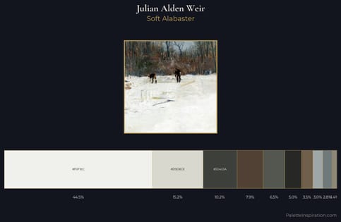 Julian Alden Weir Palette 8 - Soft Alabaster