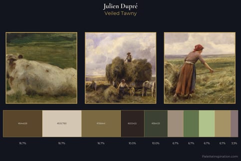 Julien Dupré Master Palette - Veiled Tawny