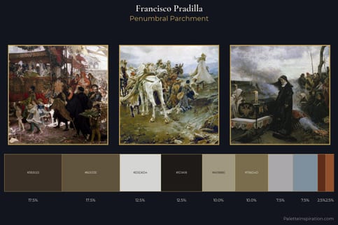 Francisco Pradilla Master Palette - Penumbral Parchment