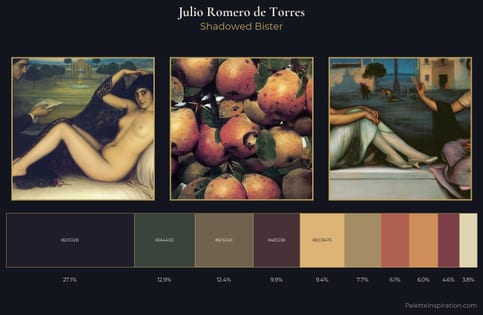 Julio Romero de Torres Palette 3 - Shadowed Bister