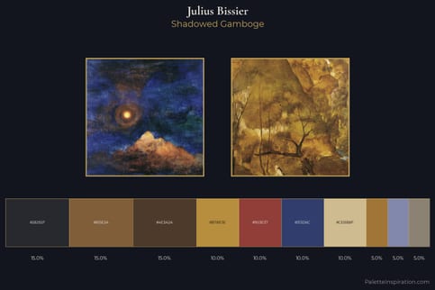 Julius Bissier Master Palette - Shadowed Gamboge