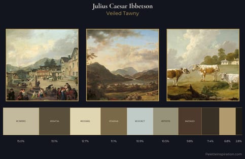 Julius Caesar Ibbetson Palette 2 - Veiled Tawny