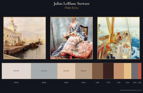 Julius LeBlanc Stewart Palette 1 - Pale Ecru