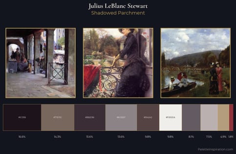 Julius LeBlanc Stewart Palette 6 - Shadowed Parchment