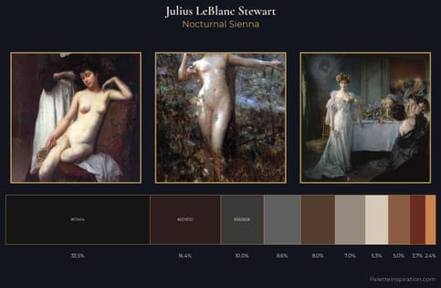 Julius LeBlanc Stewart Palette 10 - Nocturnal Sienna