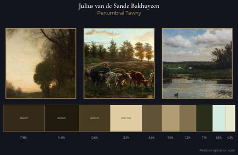 Julius van de Sande Bakhuyzen Palette 3 - Penumbral Tawny