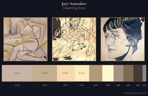 Jury Annenkov Palette 1 - Gleaming Ecru