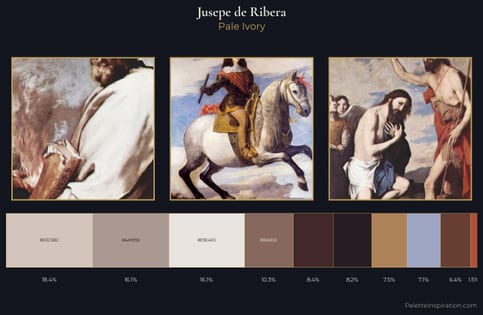 Jusepe de Ribera Palette 1 - Pale Ivory