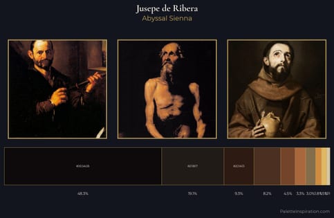 Jusepe de Ribera Palette 8 - Abyssal Sienna